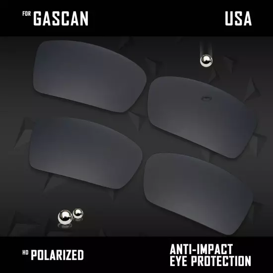 Anti Scratch Polarized Replacement Lenses for-Oakley Gascan OO9014 Options