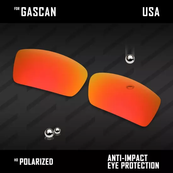 Anti Scratch Polarized Replacement Lenses for-Oakley Gascan OO9014 Options