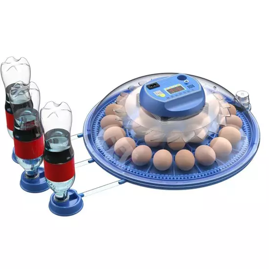 80 Egg Fully Automatic Incubator Hatching Machine Chicken Eggs Brooder Reservoir