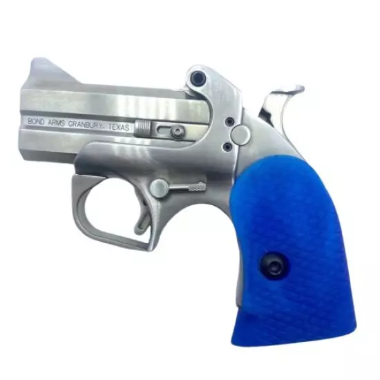 STYLE 3 BOND ARMS DERRINGER DIAMOND HATCHED EPOXY COWBOY ROUGHNECK (BLUE)