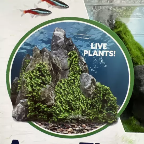 Penn-Plax Aqua - Floras Live Plants ! Put In Tank And Watch Plants Grow New A22