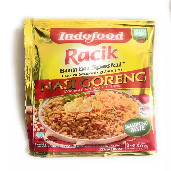 Indofood - Instant Seasoning MIX for - Nasi Goreng - Oriental Fried Rice - 6 ...