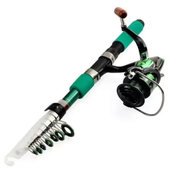 Fishing Rod Combo 1.8-3.6m Telescopic Fishing Rod And Spinning Fishing Reel Set