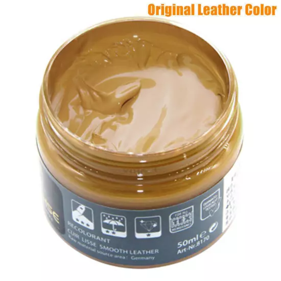 Leather Repair Cream Car Seat Sofa Dye Recolor Restorer Repair Renew Paste Kit