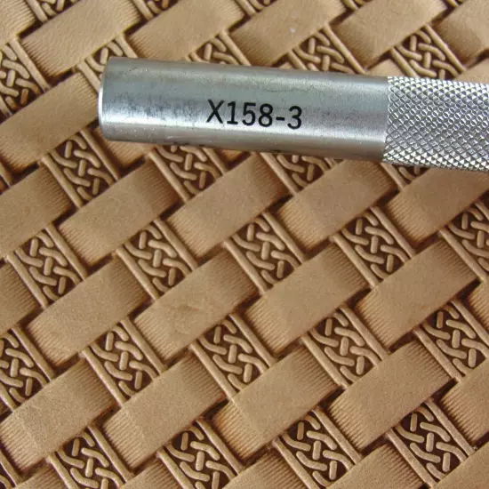 Celtic Basket Weave Leather Stamp, Stainless Steel Leather Stamping Tool