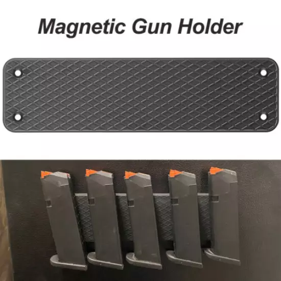 Magnetic Ammunition Holder for Gun Magazines and Clips. Gun Magnet Double Sided