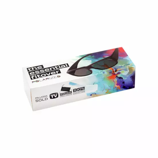 Polarized Sunglasses Fit Over Glasses Over the Top Glasses with Case Sport Wrap