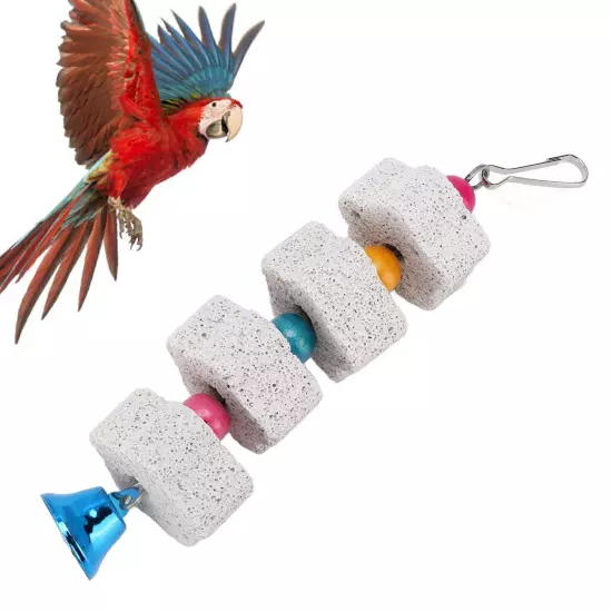 Bird Chewing Toys Bird Beak Grinding Stone for Parrots Hamsters and Other Small