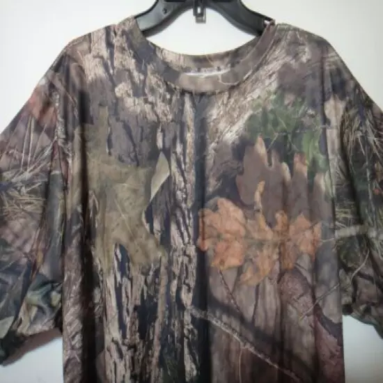  Mossy Oak Hunting Men Camo Short Sleeve Shirt Size XLG