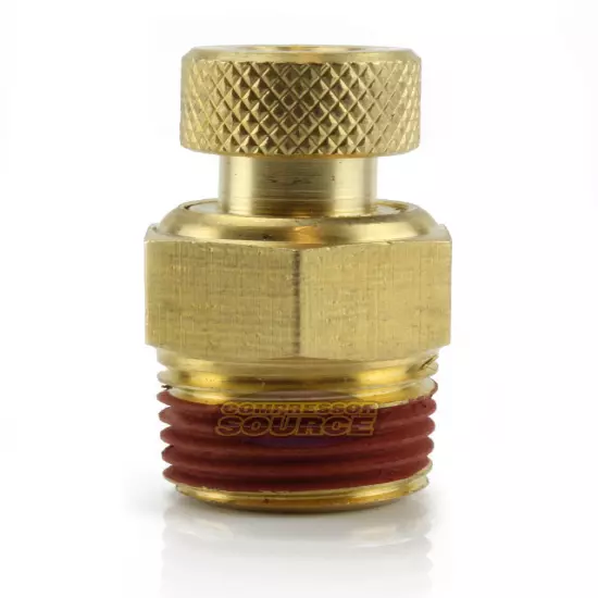 1/4" Male NPT Brass Air Compressor Tank Drain Petcock Water Moisture Pet Cock