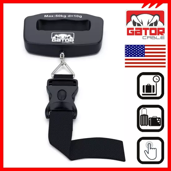 Portable Travel Digital Electronic Hanging Luggage Scale LCD Weight 110lb 50kg