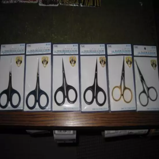 Tiemco TMC Premium Quality Fly Tying Scissors & Pliers Full Range 9 Options