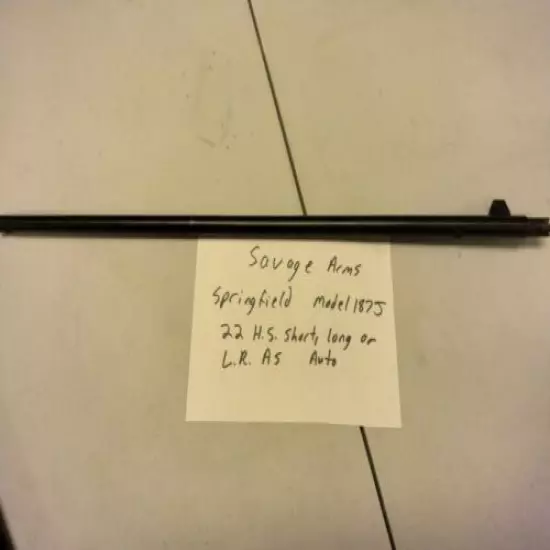 Savage Arms Springfield Model 187J Barrel .22 Cal