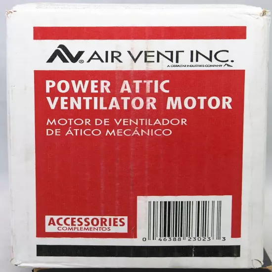 Air Vent Inc Power Attic Ventilation Motor