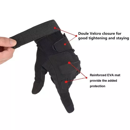 Men Non-slip Tactical Shooting Gloves for Cycling Dirt Bike Mountain Bike Riding