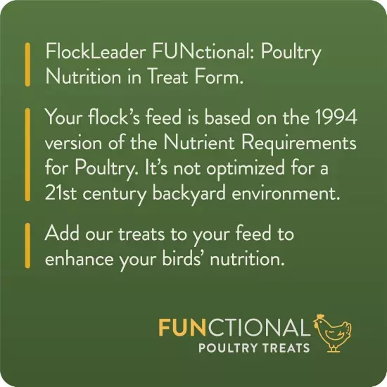 Functional Poultry Treats for Immune Support for chicken,delicious treat 1.5 lb