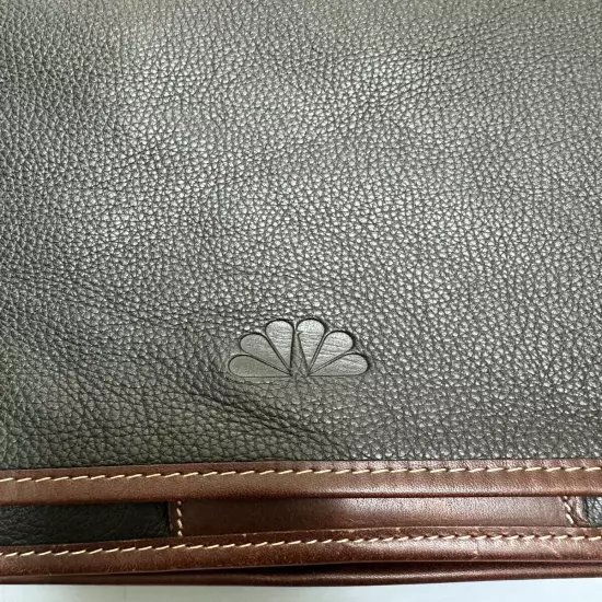 Leather Roots Canada Computer Laptop Bag NBC Embossed Logo