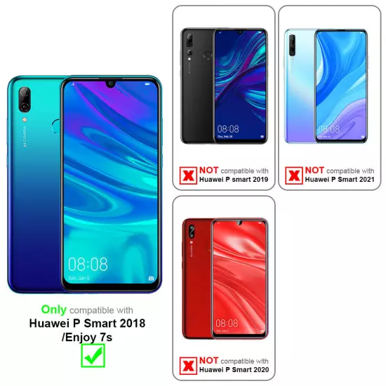 Case for Huawei P SMART 2018 / Enjoy 7S Silicone Protection Phone Cover Necklace