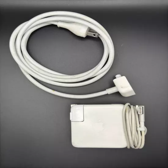 Apple 60w Magsafe 1 L-Tip Power Adapter + Extension Cable