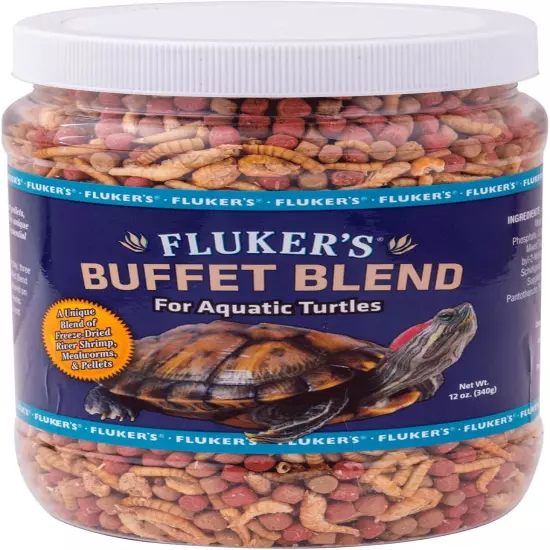 70131 Buffet Blend Aquatic Formula Turtle Food, 12Oz