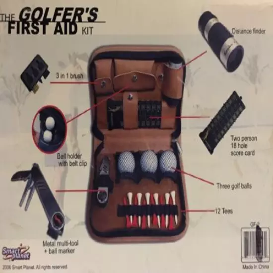 NEW Smart Planet GOLF THE GOLFER'S FIRST AID KIT Putter