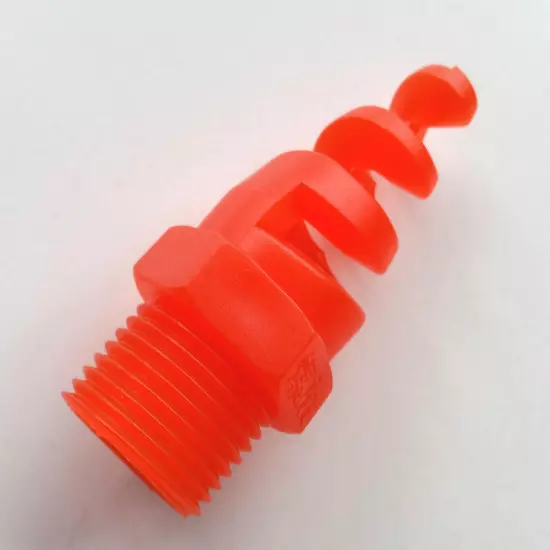 50 pcs New 1" DN25 Polypropylene PP Spiral Cone Spray Nozzle 1 " BSPT