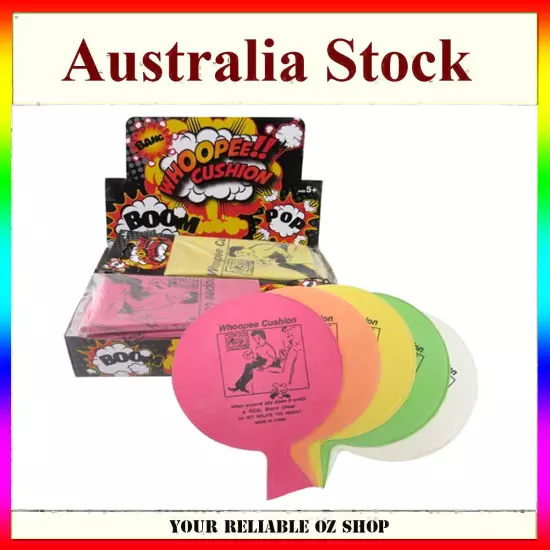 Whoopee Cushion Classic Fart Balloon Joke Prank Toy Party Bag Filler Inflatable