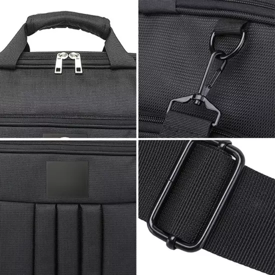 2 in 1 Hanging Suitcase Luggage Bags For Travel Foldable On Carry Black' A8Y4