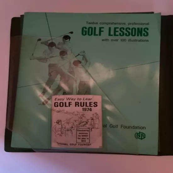 GOLF TEACHING KIT published by National Golf Foundation 1974