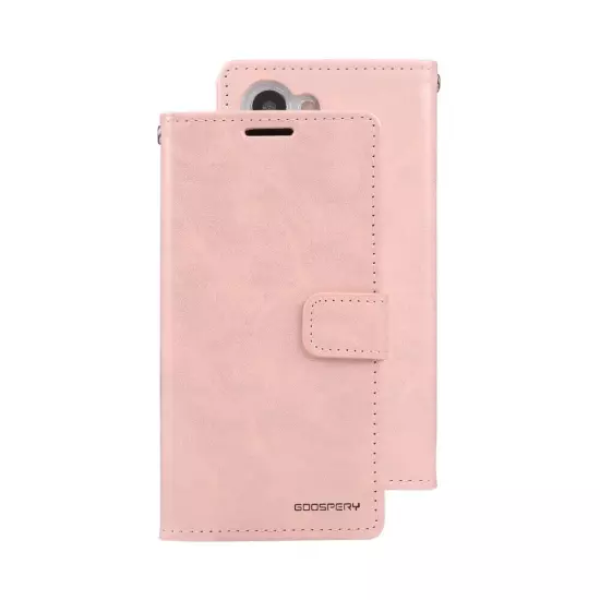 Mercury Moon Diary Cover Case for Samsung Galaxy S23-Rose Gold