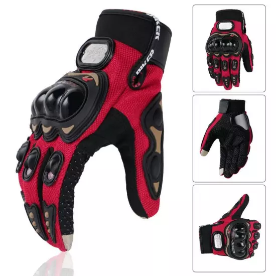 Motocross Motorcycle Gloves Full Finger Anti-slip Anti-fall Breathable Gloves