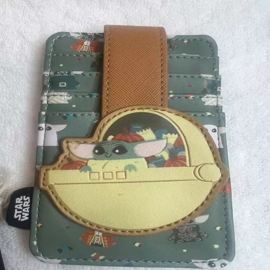 Loungefly Star Wars The Mandalorian Grogu Cardholder ￼ Halloween New R10w10