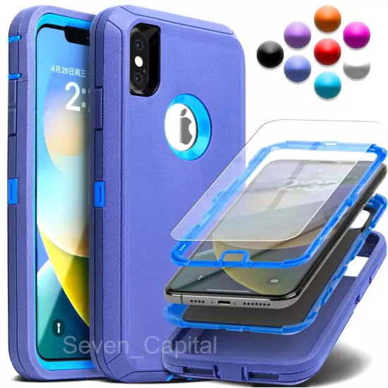 For Apple iPhone X XR XS Max 10 Shockproof Protective Rugged Hard Cover Case