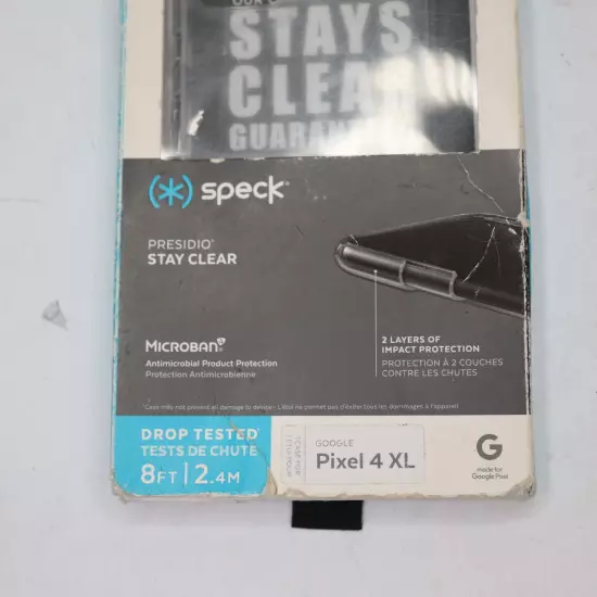 Speck Presidio Stay Case Clear for Google Pixel 4 XL 132085-5085