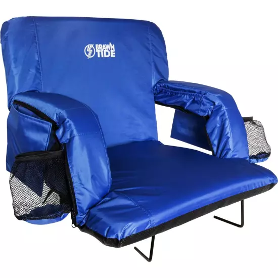 Wide Stadium Chair for Bleachers - Stadium Seat with Back Support, Comfy Cush...