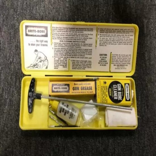 Vintage Brite -Bore Cleaning Kit - .22 Caliber Pistol - NOS - With Box 