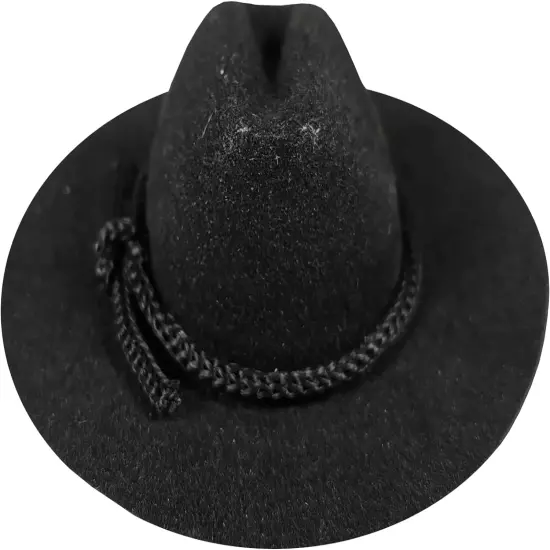 24 MINI COWBOY FELT HAT 2" Brown WESTERN WEDDING FAVORS RECUERDOS BIRTHDAY PART