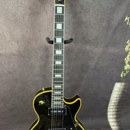 Hot sales Vintage 1956 Les Paul Custom Black Beauty Electric Guitar Fast Shippin