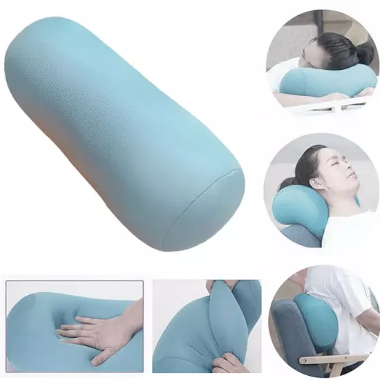 Super Soft Head Pillow Cylindrical Pillow Bed Convenient Travel Office Pillow'