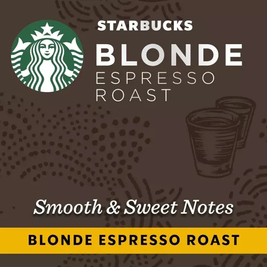 Starbucks by Nespresso Blonde Roast Espresso - 100 Capsules- 10 boxes