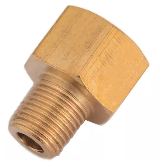 Brass For BSP-NPT Adapter 1/8" Male For BSPT To 1/4" Female Brass Fitting Tool