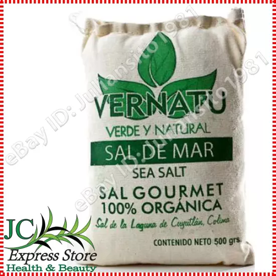 SEA SALT GOURMET SAL DE MAR GOURMET 100% ORGANIC 500 GR VERNATU