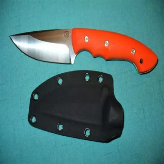 Klecker Hunter Knife, ORANGE, Brand NEW in original box, Top Quality