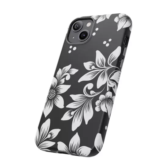 Black & White Floral Style - Tough Cases