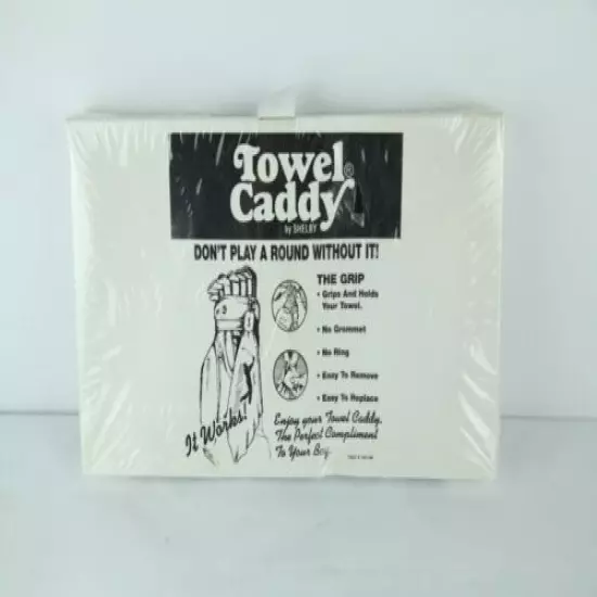 Vintage Shelby Towel Caddy World's Greatest Golfer Novelty Golf Gift Golfing