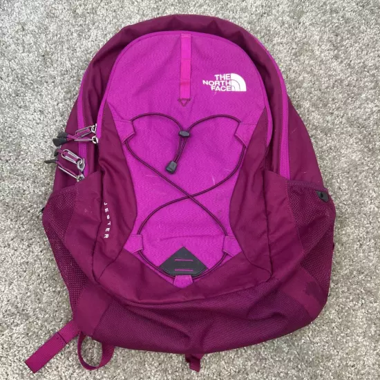 The North Face Jester Backpack Bright Fuchsia Hiking/ School Back Pack