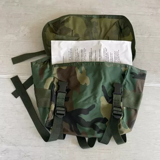 NEW UNISSUED USGI WOODLAND CAMO FIELD TRAINING PACK