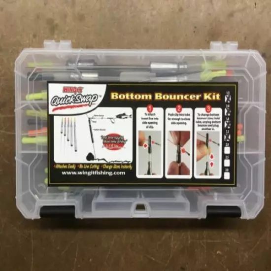 Wing It 36 Piece Standard Bottom Bouncer Kit and 50 Piece Heavy Sinker Kit