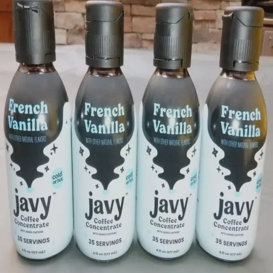 Javy Coffee Cold Brew Concentrate for Hot or Cold Instant Coffee French Vanilla