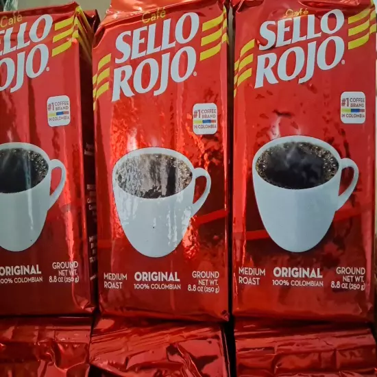 Sello Rojo Medium Roast 8.8 Oz 12 Pack